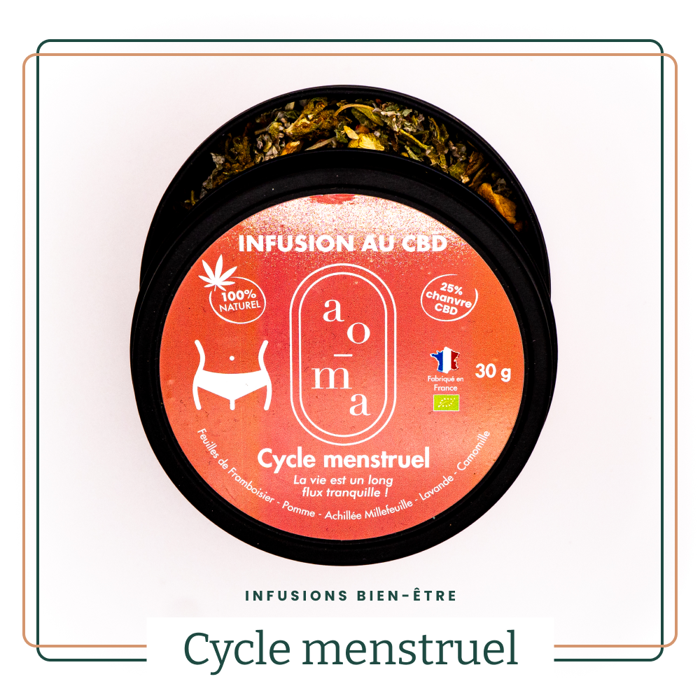 Infusion au CBD - Cycle Menstruel